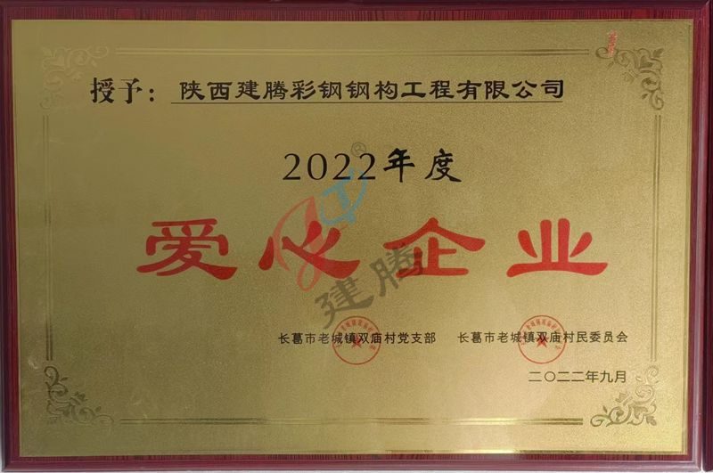 2022年度愛(ài)心企業(yè)